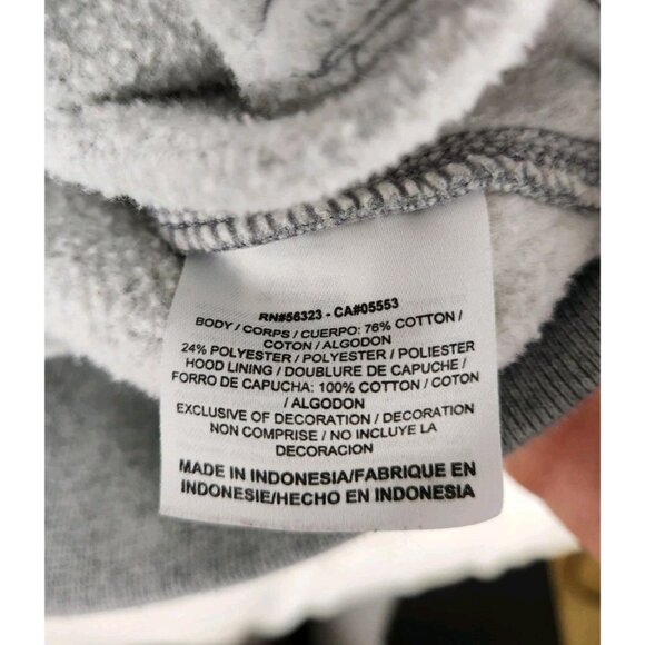 Nike Women's Full Zip Hoodie Size Large Red/Gray Swoosh - Picture 11 of 15